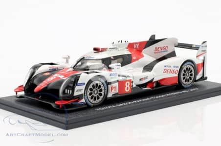 Toyota TS050 Hybrid diecast car model 1:43.