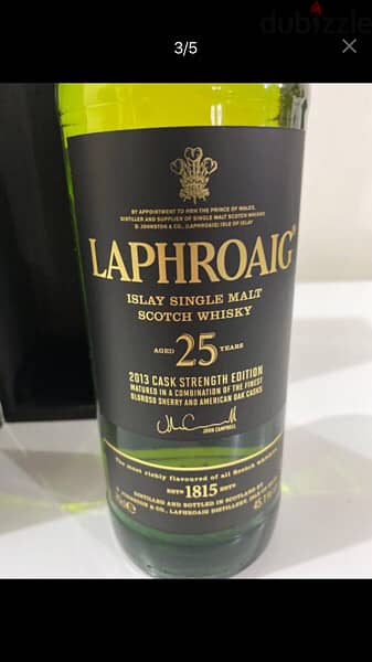rare old 25 year Laphrohaig bottle collection 2