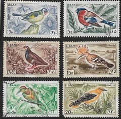 لبنان مجموعة الطيور سنة ١٩٦٥