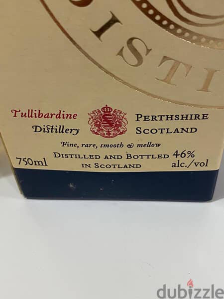 rare antique 1988 botte of tullibardine vintage edition 2