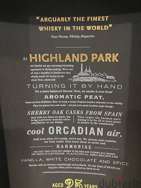 rare 25 year old discontinued bottle of highland park 12