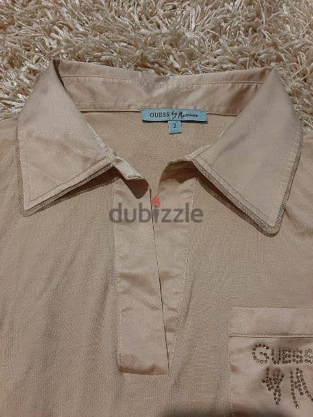original GUESS beige shirt for women 5