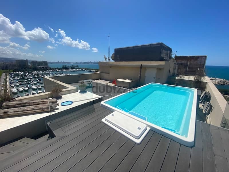 triplex for sale with private pool / terrace / full marina view  maten 1