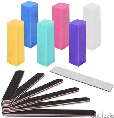 Nail File and Buffer, Wosweet Professional Manicure Tools Kit 6pcs