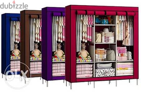 Foldable Storage Wardrobe 175 x 130 x 45 cm