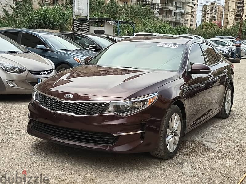 كيا اوبتما ٢٠١٦ كاملة ماعدا فتحة اجنبية Kia Optima 2