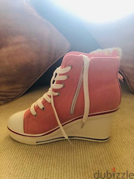 fashionable new handmade canvas shoes high quality 38.5 size 2