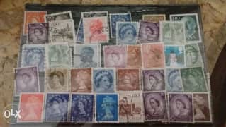 UK & USA& Canadian Stamps Set