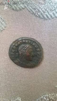 Roman Ancient Constantius II Bronze Coin from 337 to 350 AD