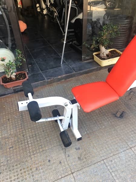 adjustable bench with legs and new big axe very good quality 70/443573 4