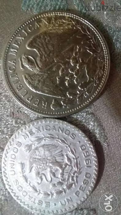 Two Memorial Mexican Coin 1