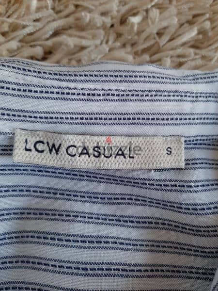 LCW casual dress with belt for women 3