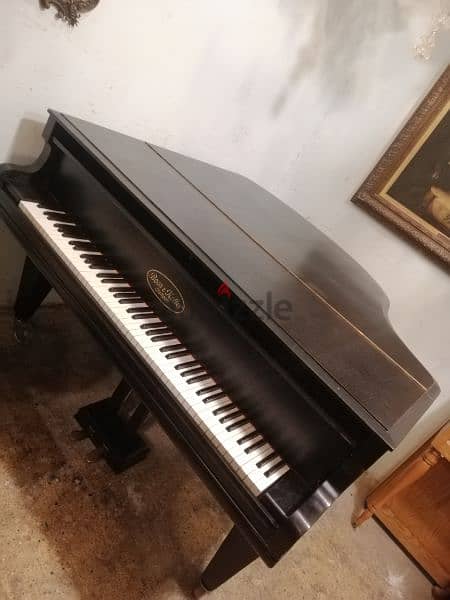 black Piano boss&moller stuttgart germany like new tuning waranty 0