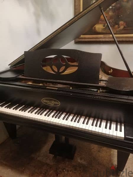 black Piano boss&moller stuttgart germany like new tuning waranty 4