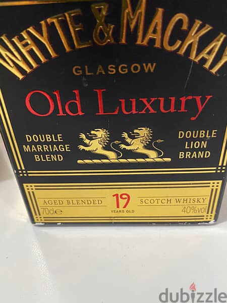 rare antique 19 year old collection bottle white and McKay 5