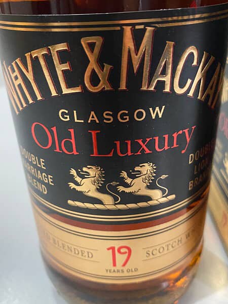 rare antique 19 year old collection bottle white and McKay 6