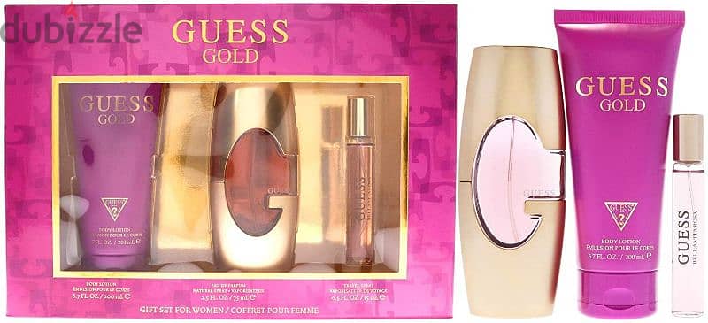 Guess gold discount perfume gift set