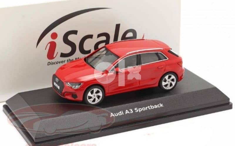 Audi A3 sportback diecast car model 1:43. 0