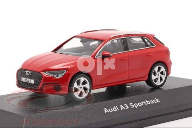 Audi A3 sportback diecast car model 1:43. 1