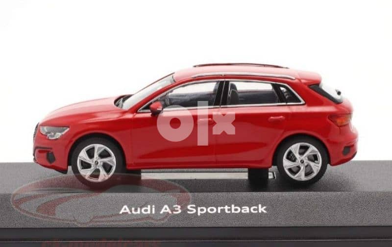 Audi A3 sportback diecast car model 1:43. 2
