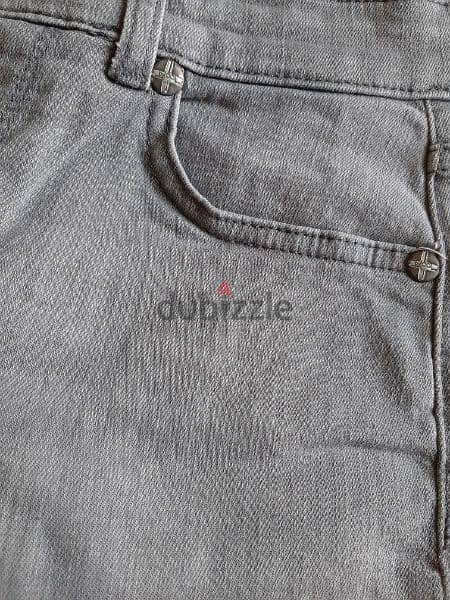 Grey skinny jeans for women size 34 2