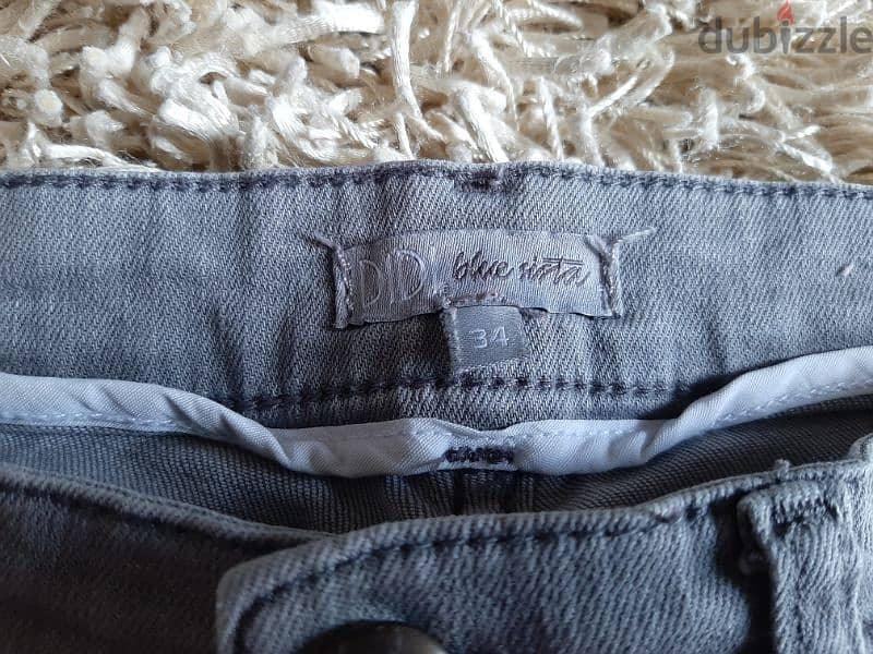 Grey skinny jeans for women size 34 5
