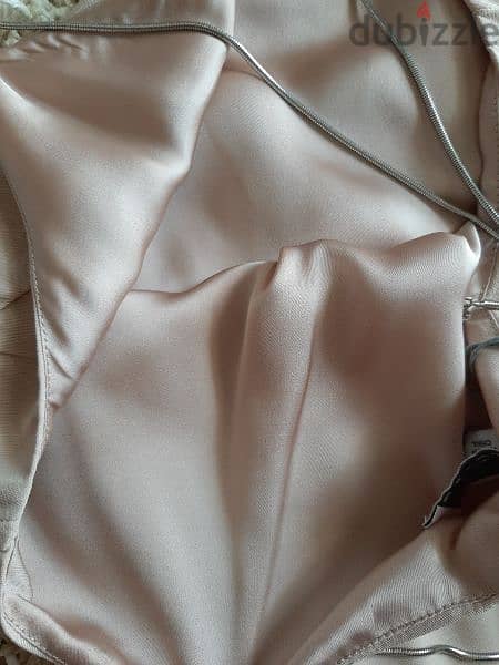 brand new beige silk shirt for women 3