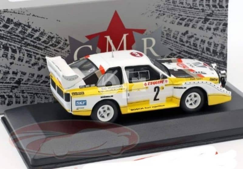 Audi Sport Quattro S1 Rally Monte Carlo (86) diecast car model 1:43. 4