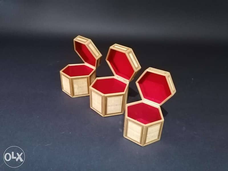 Set of 3 bamboo box 1