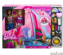 Barbie It Takes Two Camping Playset with Tent, 2 Dolls & 20 Pieces