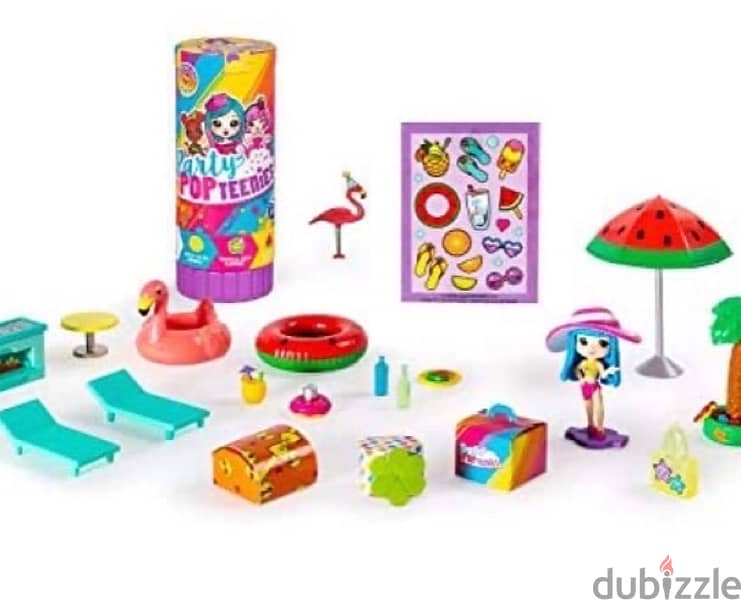 Party Popteenies Summer Pop Party Pool Time Set with Exclusive 1