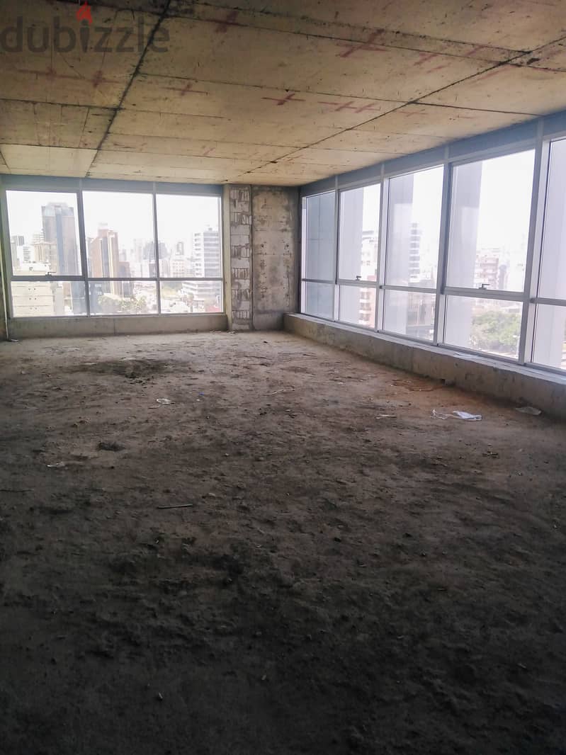 120 SQM Office for Rent in Bauchrieh Metn with a Breathtaking Sea View 1