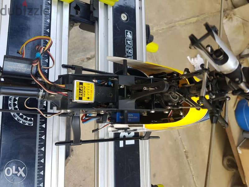 Helicopter 3d Trex 500 with gyro and servo 2