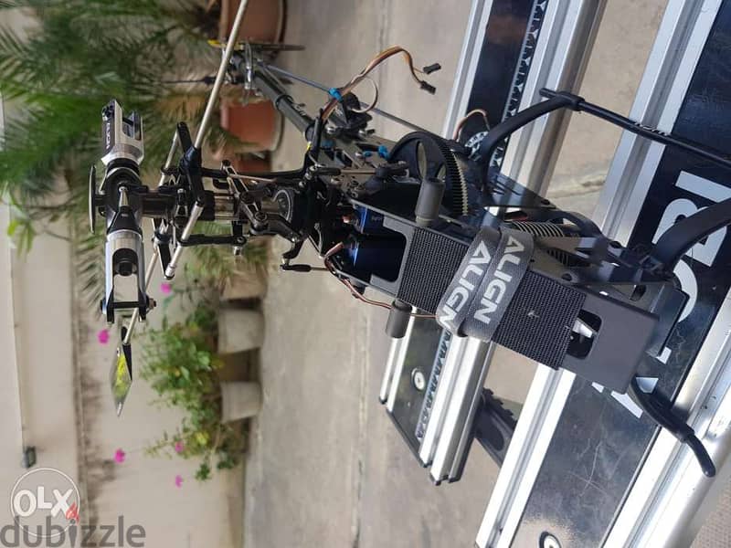 Helicopter 3d Trex 500 with gyro and servo 4