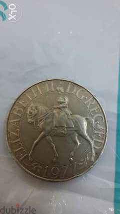 UK Memorial Coin for the Crown Prince Charles year 1977 diameter 40 mm