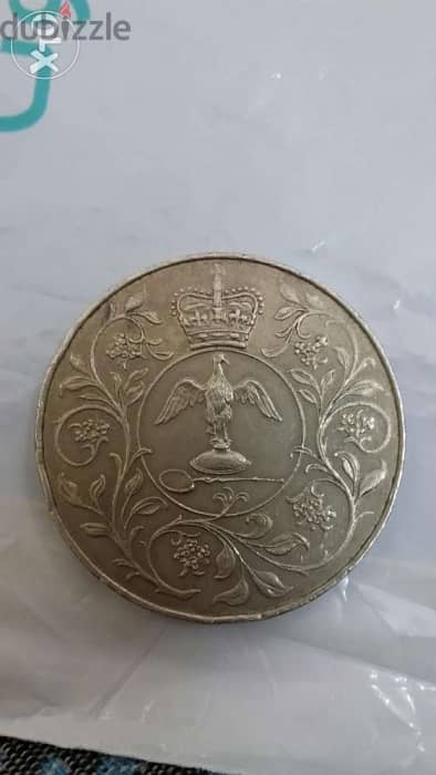 UK Memorial Coin for the Crown Prince Charles year 1977 diameter 40 mm 1