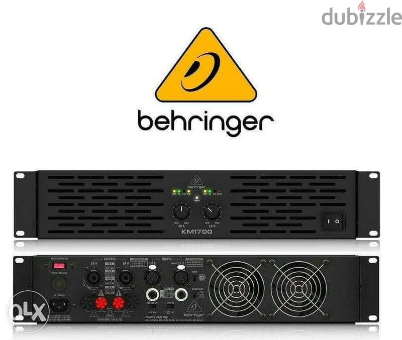 Behringer KM1700W 2-channel Power Amplifier, Power Speaker 2