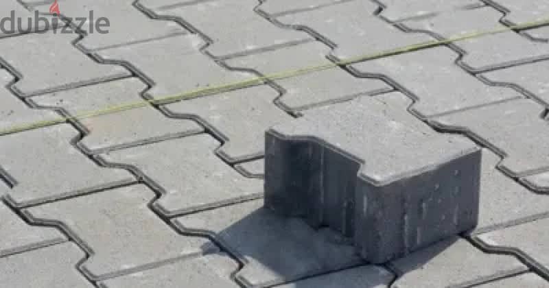 solar panels base concrete blocks حجار خفان +kerbstones and interlock 1