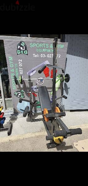 Home gym Bench includes all body workouts 03027072 GEO GYM EQUIPMENTS 3