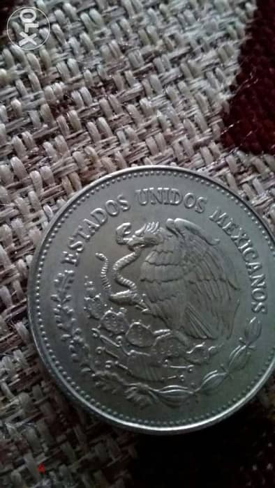 Mexico Mondial Memorial Nickel Coin year 1986 0