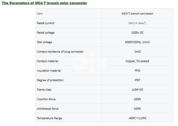 MC4  Limited Quantity  Solar Connector  Box of 100 5