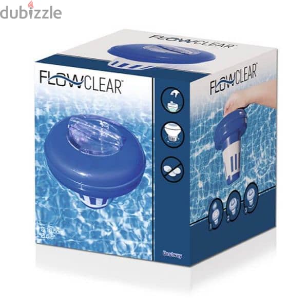 Floating chlorine dispenser for large tablets intex Bestway, all pools 3