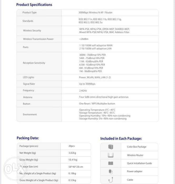 Router 4 Antenna 300 Mbps App for Parental Control 3