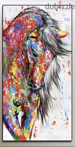 huge horse painting 0
