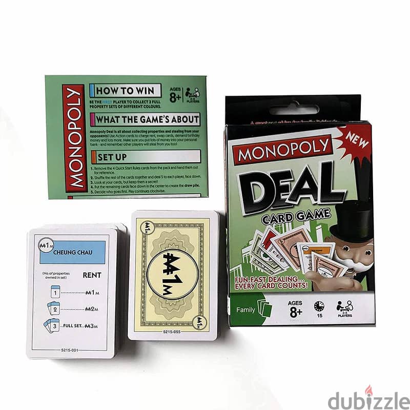 Brand New Monopoly Deal Playing Cards 0