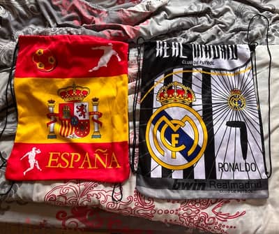 swimming bag real madrid and spain both for 5 usd