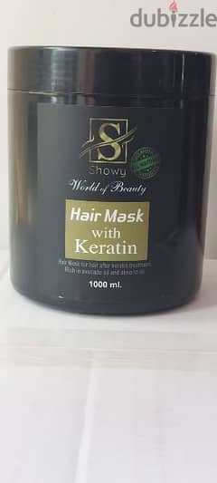 Showy Hair Mask With Keratin 0