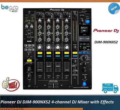 Pioneer DJ DJM-900NXS2 4-channel DJ Mixer with Effects