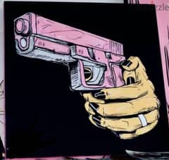 gun painting