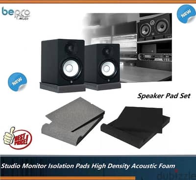 Studio Monitor Isolation Pads High Density Acoustic Foam